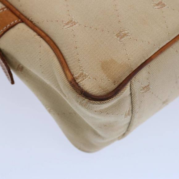 BURBERRY Blue Label Hand Bag Canvas Beige Auth bs10778 - Picture 9 of 16